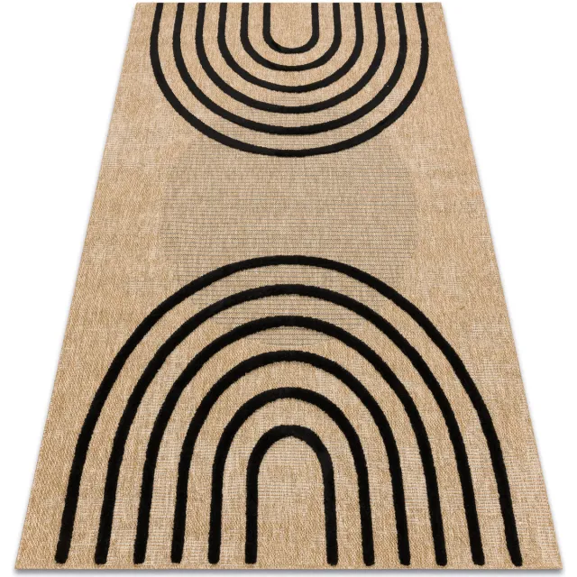 RUGSX Kleden Rugsx SPARK 0688 beige / zwart tapijt