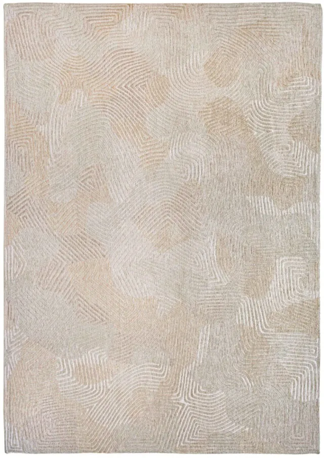 Louis de Poortere Vloerkleed Meditation Coral Shell Beige