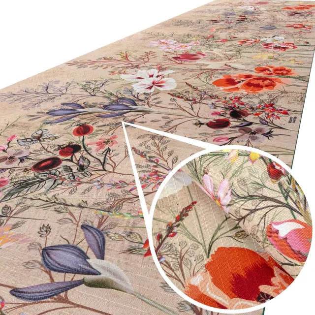 ANRO Profumo Veldbloemen Keukenloper Beige - Antislip