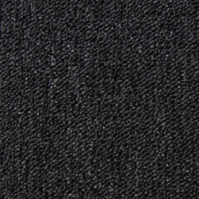 MonsterShop 40 x Tapijttegels - Houtskool Zwart - 50x50cm 10m2 Charcoal Black