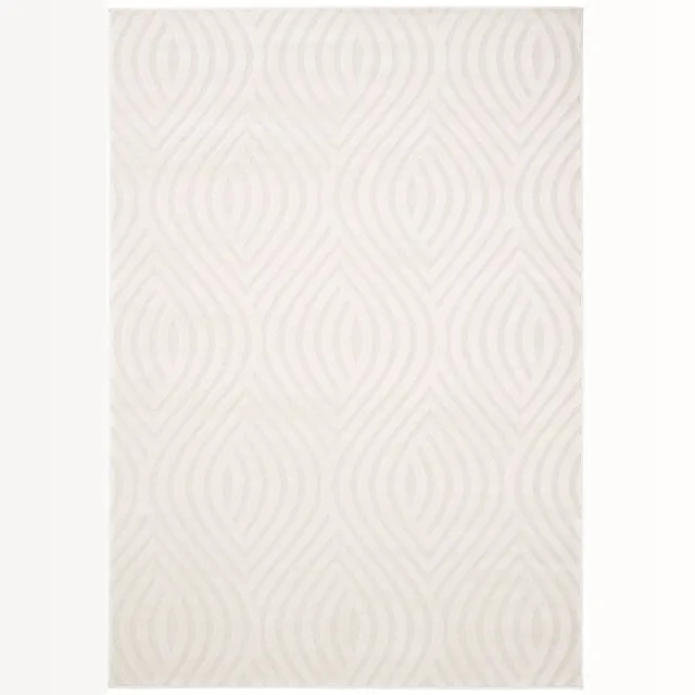 Paon Brillant Retro vloerkleed - Forme Courant ivoor