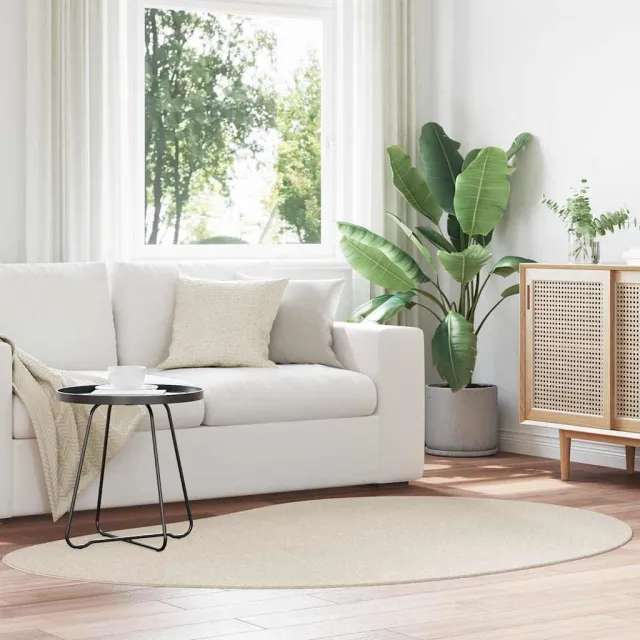 vidaXL Tapijt HUARTE Beige 140 x 200 cm Polyester, foto 2