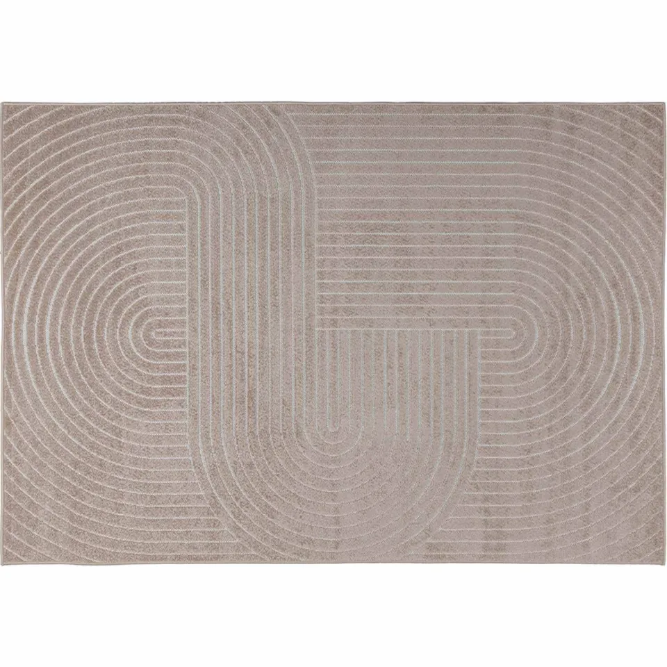 vidaXL Binnen- en buitentapijt PALMERAS Beige 200 x 280 cm Polyester