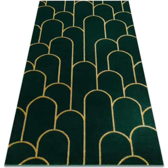 RUGSX Kleden Rugsx Tapijt EMERALD exclusief 1021 glamour, stijlvol ar Groen