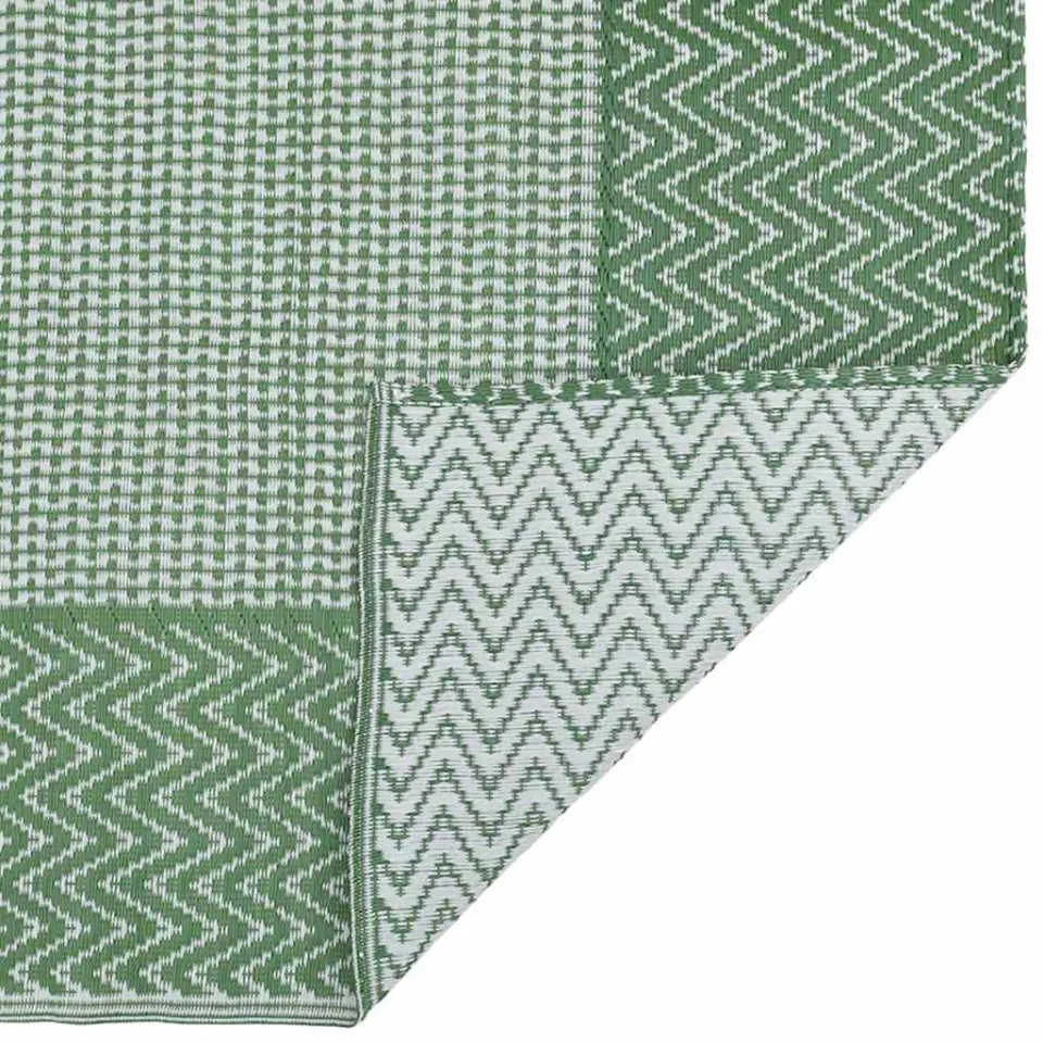 vidaXL Buitenkleed ARAKIL 120x180 cm PP groen, foto 3