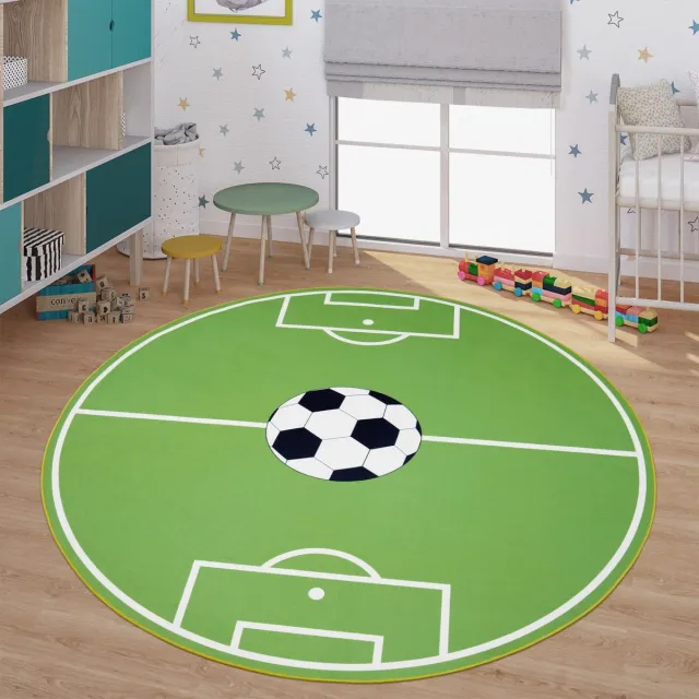 TT Home Kinderkamertapijt tapijt jongen meisje kinderkamertapijt baby antislip straat 160 x 160 cm Rechthoek 160 x 160 cm Rechthoek Groen