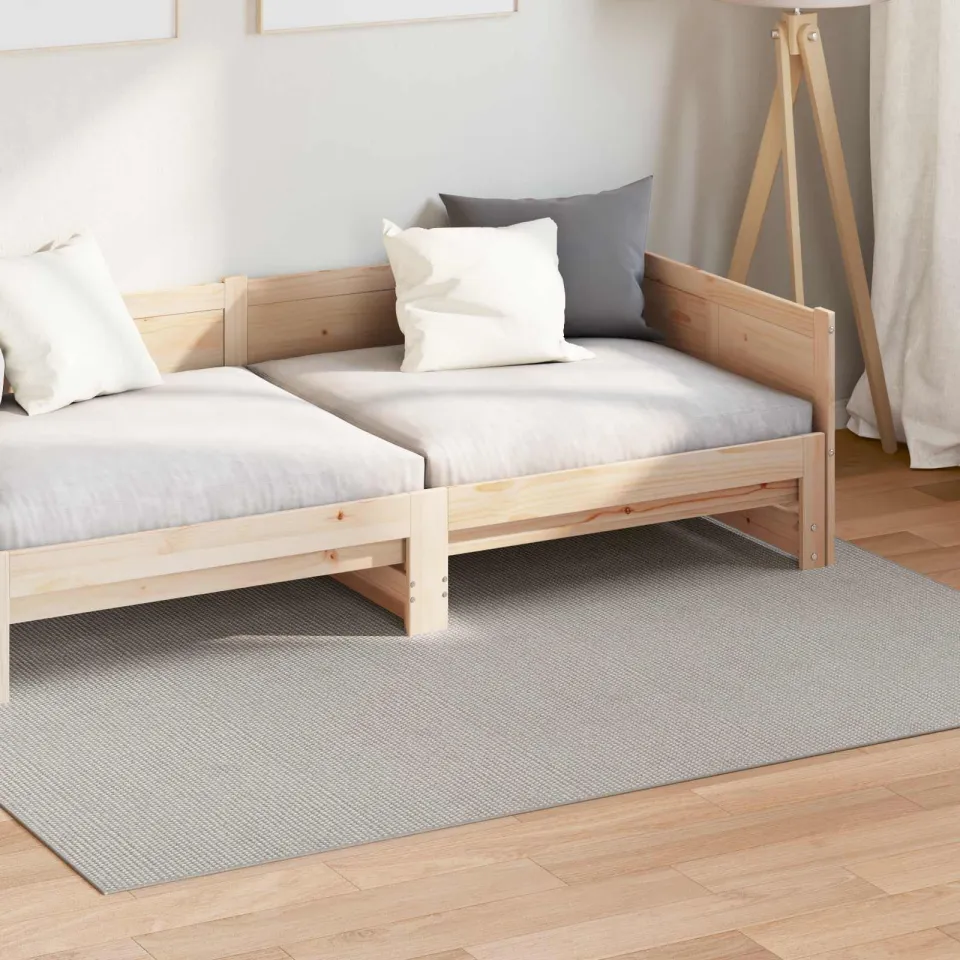 vidaXL Binnen kleed LUGO Crème en Grijs 160 x 230 cm Polyester, foto 3