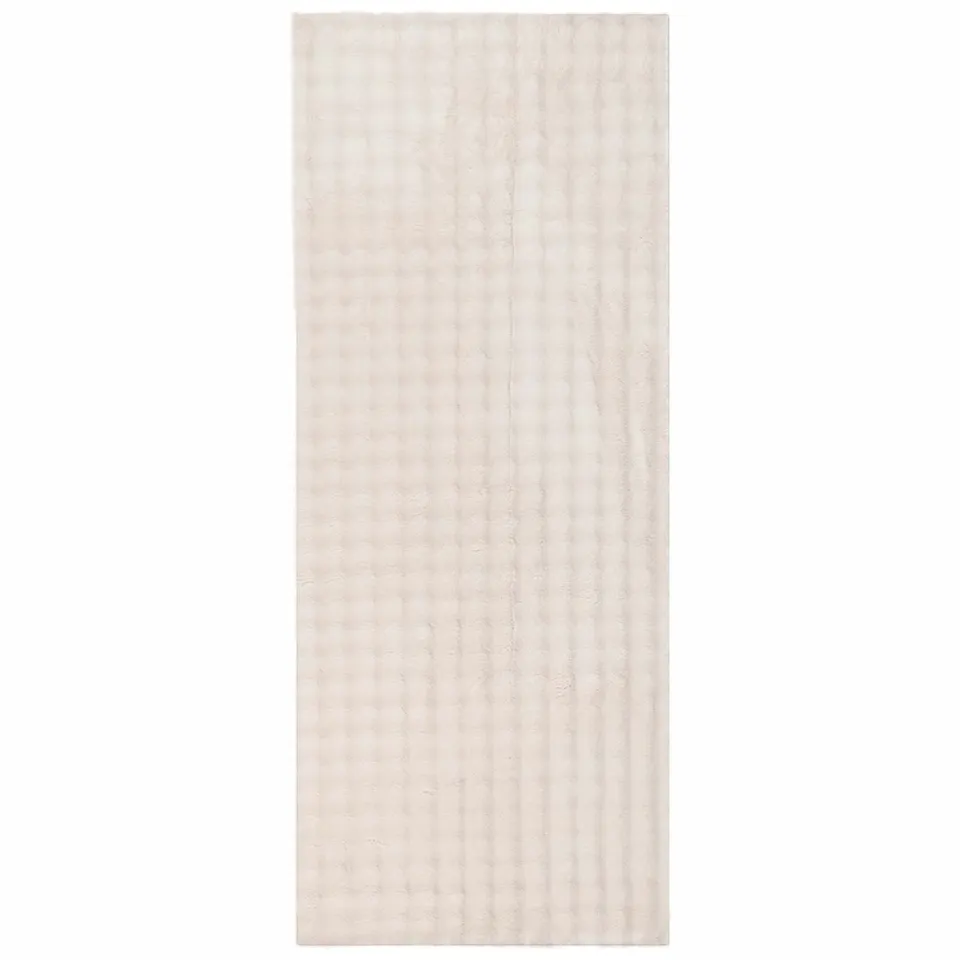 vidaXL Binnen kleed SIROLO Beige 80 x 200 cm Polyester Medium Pile