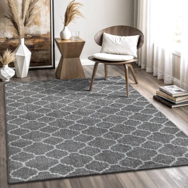 Muratap Boho Klasik Laagpolig Vloerkleed Grijs- 140x200 CM