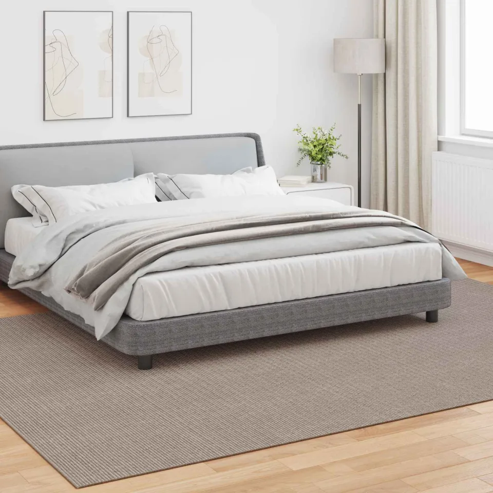 vidaXL Binnen kleed LUGO Crème en Taupe 200 x 280 cm Polyester, foto 3