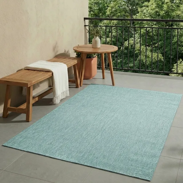 NATURL. Buitenkleed - Costa Turquoise | Zomerse budgettopper! - 160x230cm
