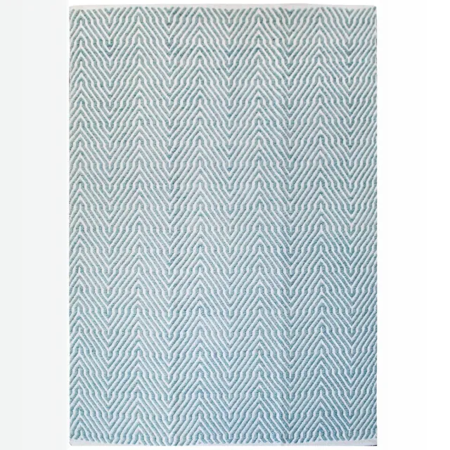 Dutch XXL Laagpolig Vloerkleed | Tapijt | Aperitif | Zigzag | Turquoise