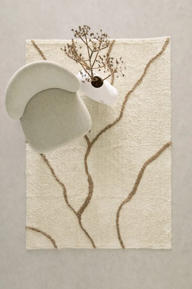 NOUS Living vloerkleed off white, foto 2