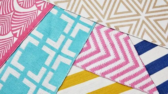 Estwing Vloerkleed wol voor binnen of buiten 60x90cm - buitentapijt roos