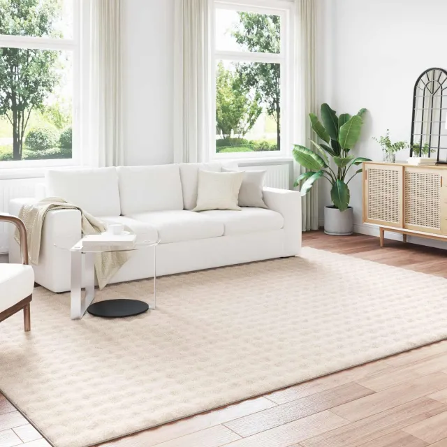 vidaXL Binnen kleed SIROLO Beige 200 x 280 cm Polyester Medium Pile, foto 2