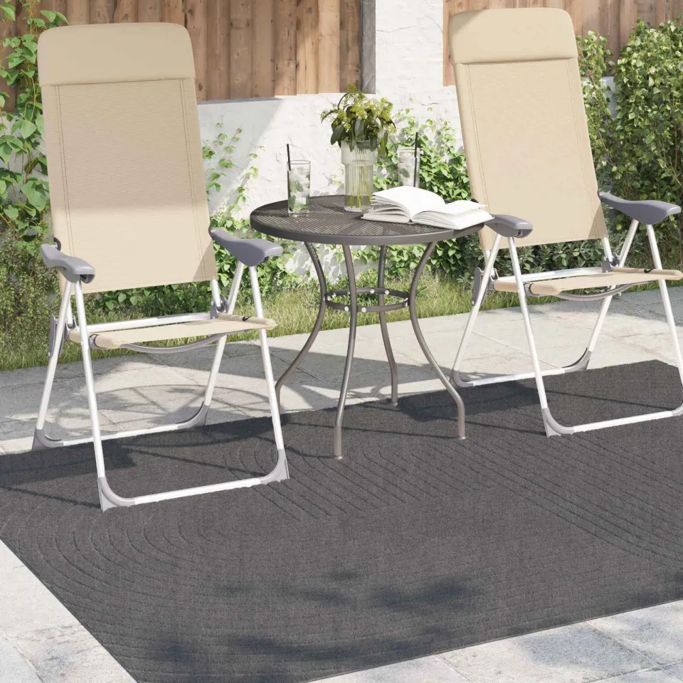 vidaXL Binnen- en buitentapijt PALMERAS Antraciet 160 x 230 cm, foto 3
