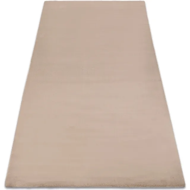 RUGSX Kleden Rugsx Tapijt BUNNY taupe beige IMITATIE konijnenvacht 200x290 cm Bruin