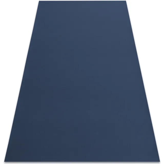RUGSX Kleden Rugsx Tapijt met rubber bekleed RUMBA 1390 éénkleurig 80x200 cm Blauw