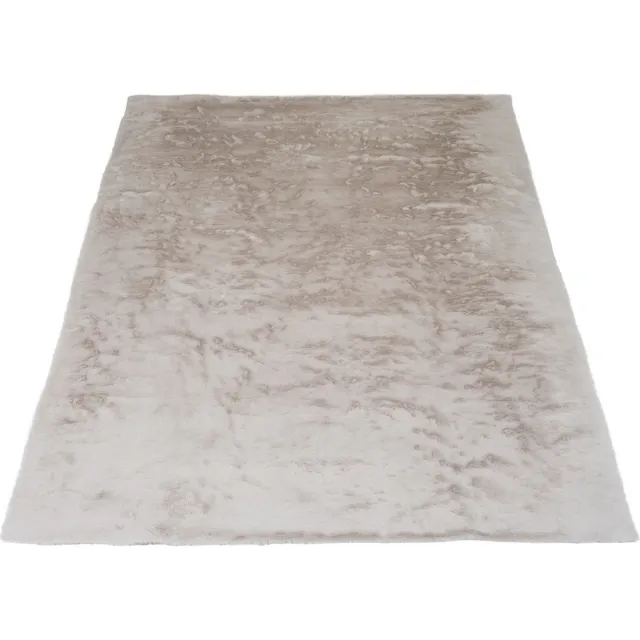 Veer Carpets Vloerkleed Velluto Nature - 230 x 330 cm - Hoogpolig Design Vloerkleed in Scandinavische / Hotel Chique Stijl Taupe