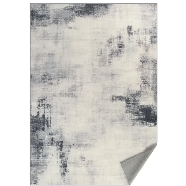Songmics Woonkamerkleed - 160 x 230 cm - Modern abstract - Duifgrijs