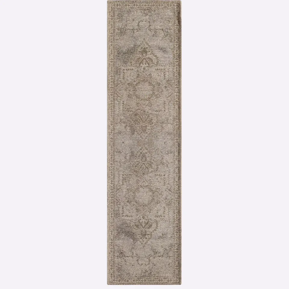 Tapijt oriëntaals vloerkleed grijs beige, foto 2