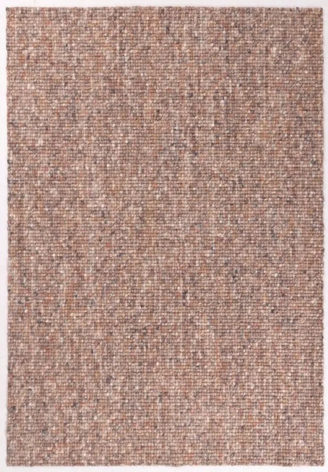 DÉJA Living Vloerkleed 200x290cm - Laagpolig Taupe Wol - Bela