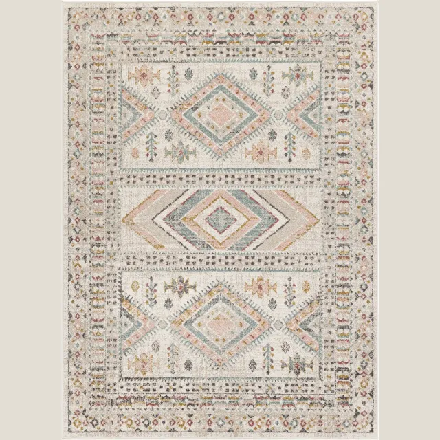 Surya Evelyn vloerkleed vintage oosters perzikkleur
