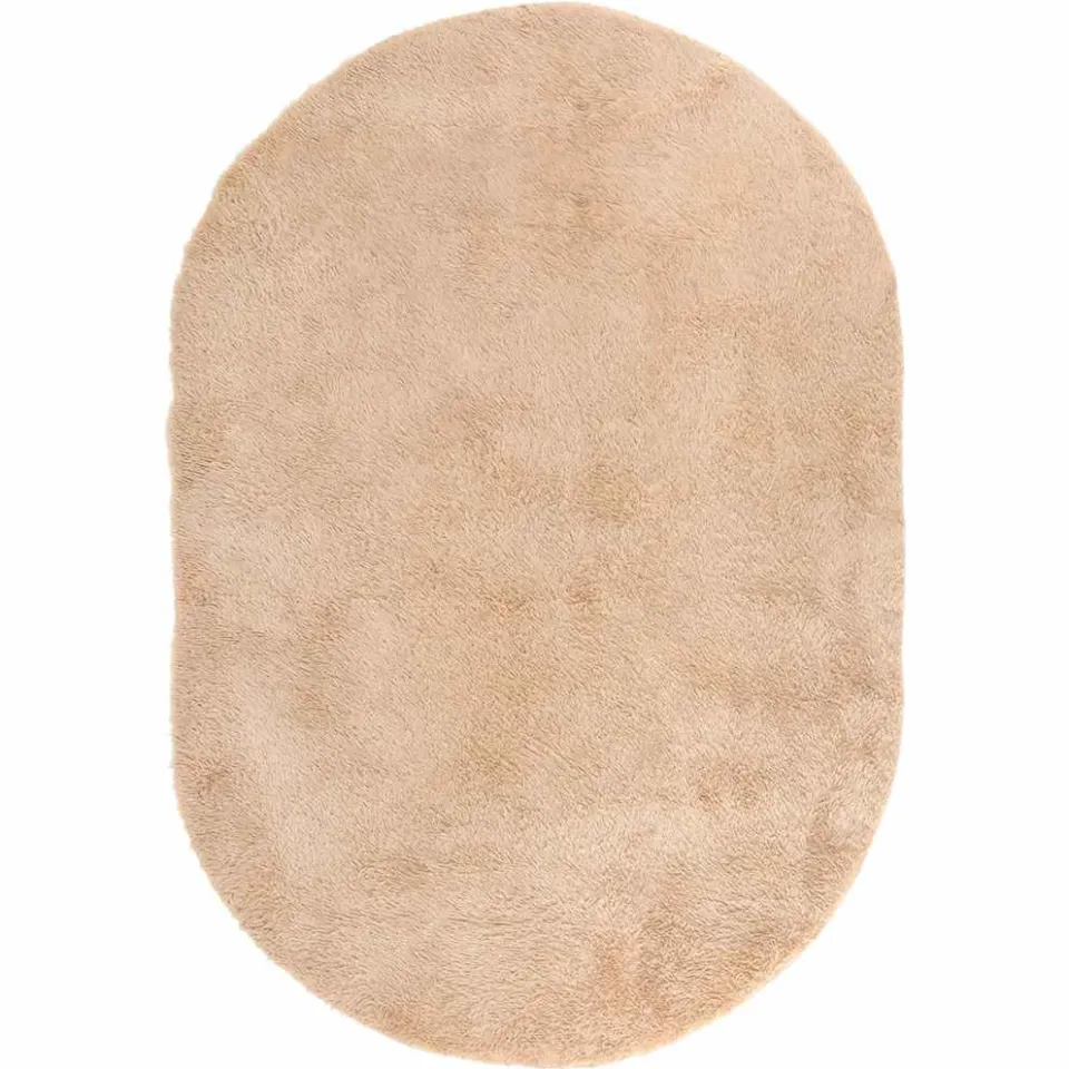 vidaXL Hoogpolig vloerkleed NAVARRA 300x200 cm polyester beige