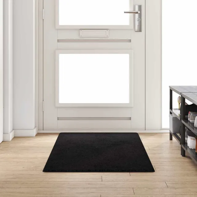 vidaXL Tapijt Loper Zwart 80 x 200 cm 100% Polypropylene Tuft, foto 2
