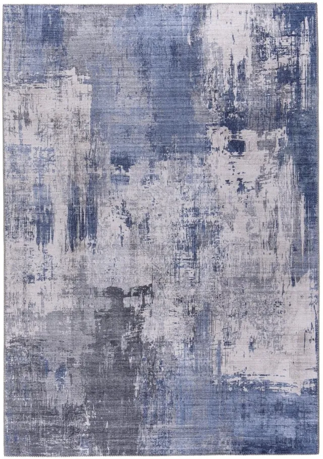 AFK Living Design tapijt moderne kunst inspiratie LAHORE blauw
