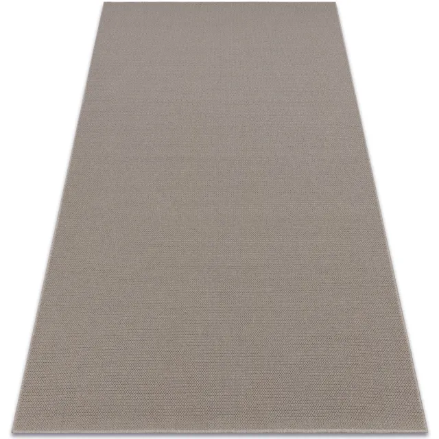 RUGSX Kleden Rugsx Wollen tapijt VILLA 8986/68400 Enkele kleur SIZAL, 80x150 cm Grijs