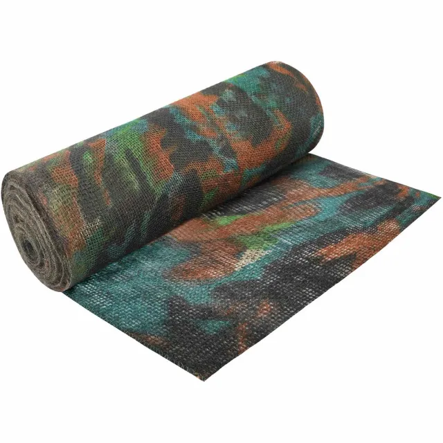vidaXL Tuin - Jute - Net - 200 - cm - x - 25 - m - 180 - gsm - 100% - Tossa - Jute - Camouflage
