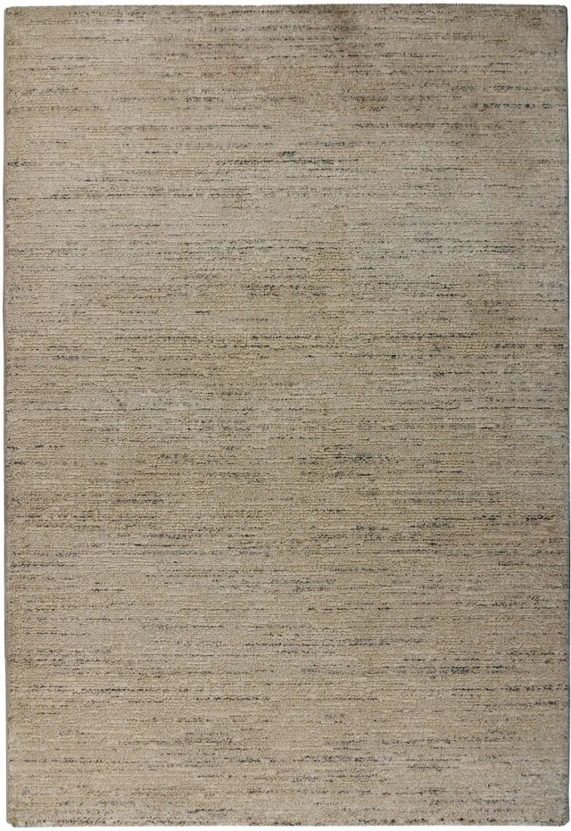 Padiro laagpolig vloerkleed met zachte uitstraling - crème / offwhite - modern effen ontwerp - voor vloerverwarming - van polypropyleen, polyester en jute beige