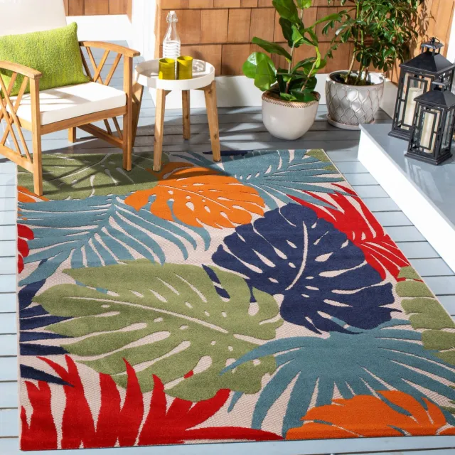 Muratap Floral Outdoor - Buitenkleed Tuin - Weerbestendig Vloerkleed - Multi