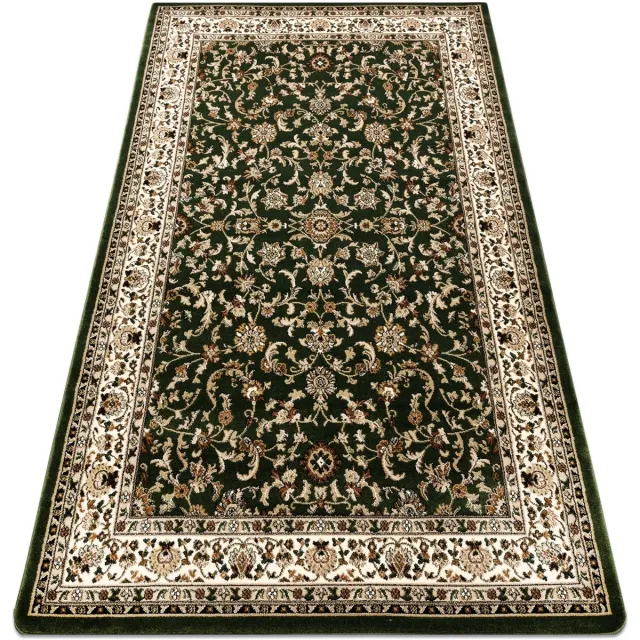 RUGSX Kleden Rugsx Tapijt ROYAL ADR patroon 1745 donker groen 150x300 cm