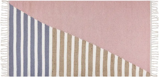 Beliani ENGIZ - Modern vloerkleed - Multicolor - 80 x 150 cm - Wol Meerkleurig