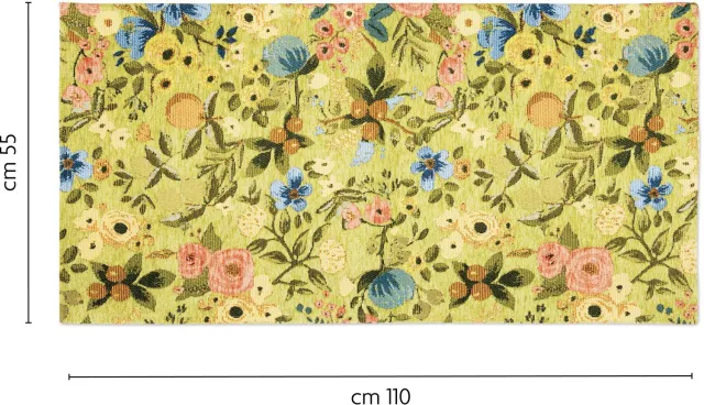 Excelsa Antislip Loper Excelsa Fiori Frida Polyester En Chenille Veelkleurig 55x110 cm