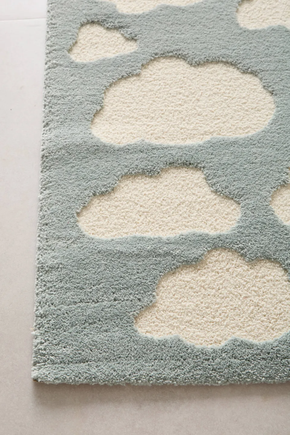 NOUS Kids kindervloerkleed blauw/off-white, foto 5