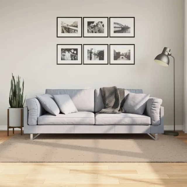 vidaXL Vloerkleed HUARTE laagpolig zacht wasbaar 140x200cm zandkleurig Bruin