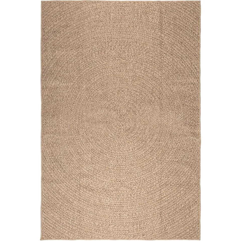 vidaXL Vloerkleed ZIZUR binnen en buiten 160x230 cm jute look bruin, foto 2