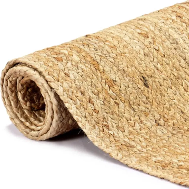 vidaXL Vloerkleed - handgemaakt - 200x300 - cm - jute Naturel
