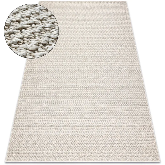 RUGSX Kleden Rugsx Tapijt JERSEY 19236 beige - structureel, lus 60x100 cm