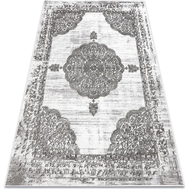 RUGSX Kleden Rugsx Tapijt LIRA E1468 Rozet, structureel, modern, glam 160x220 cm Grijs