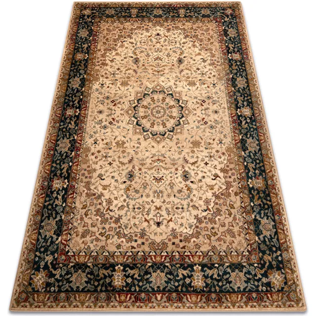 RUGSX Kleden Rugsx Wollen tapijt OMEGA Adagio Vintage, rozet smaragdk 200x300 cm Groen