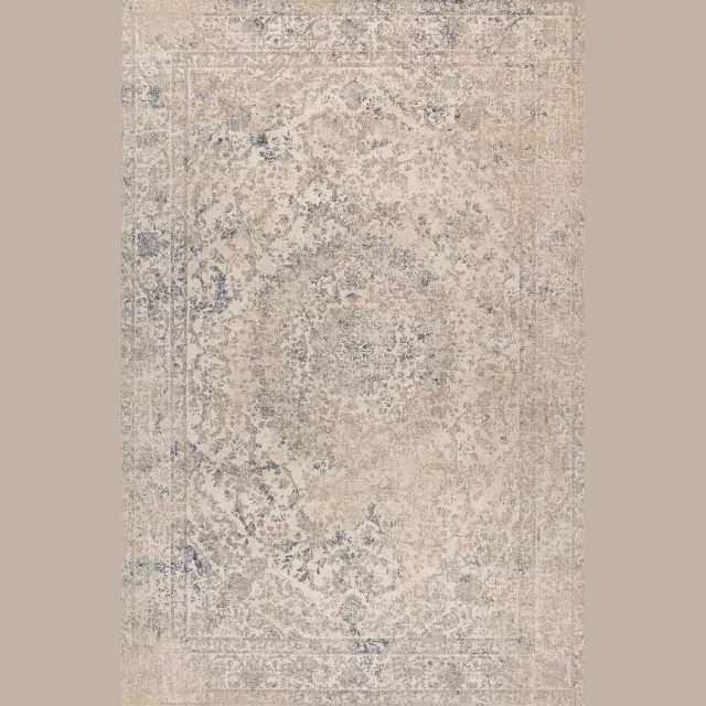OSTA Belize – Vloerkleed – Tapijt – geweven – wol – eco – duurzaam - modern - vintage - Beige Patroon - 160x230