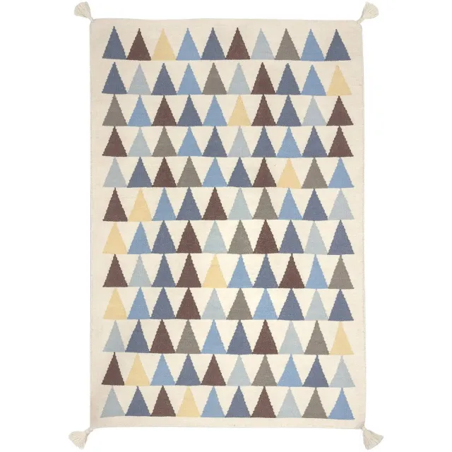 AFK Living Kinderkleed TRIANGLES blauw