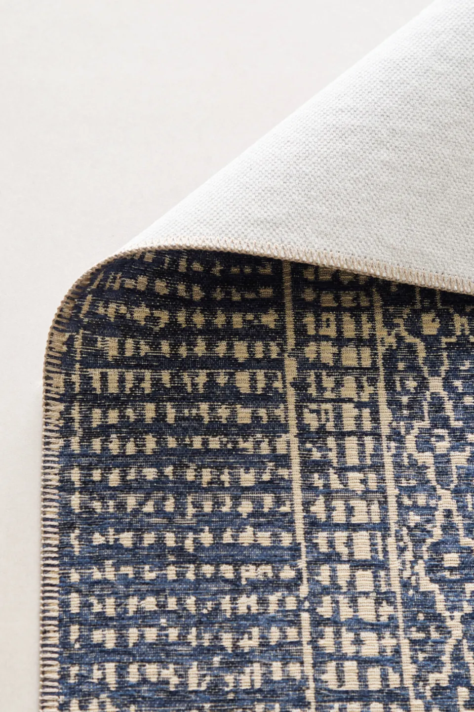 NOUS Living Tulia vloerkleed blauw, foto 3