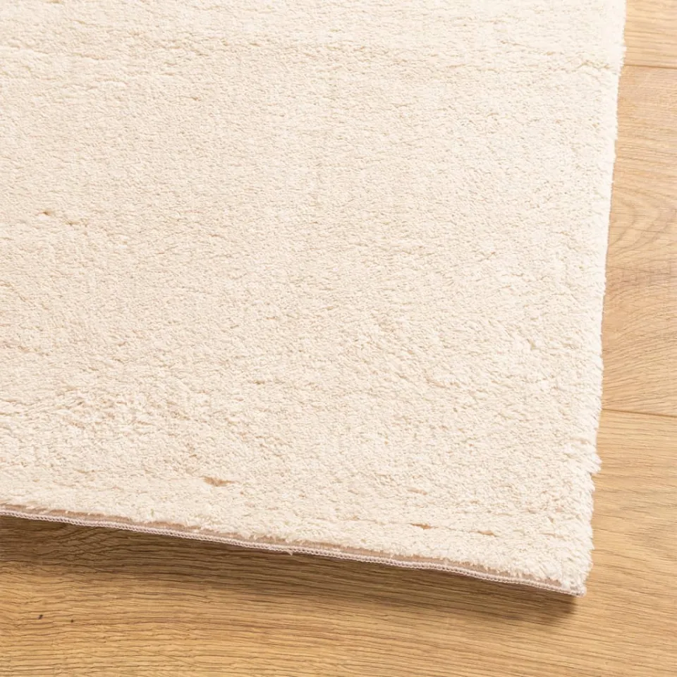 vidaXL Vloerkleed HUARTE laagpolig zacht wasbaar 60x110 cm beige, foto 4