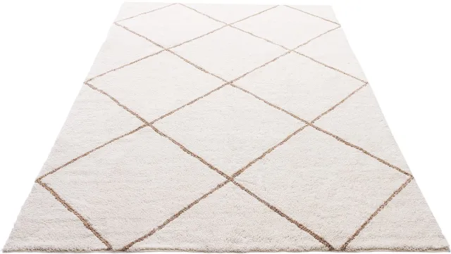 Vevor Kortpolig Tapijt 2743x1829 mm, Gezellig Tapijt voor In De Woonkamer, Poolhoogte 20 mm, Vloerkleed voor Woonkamer, Slaapkamer, Serre, Pluisvrij en met Antislip Tpr-Rug, Wit
