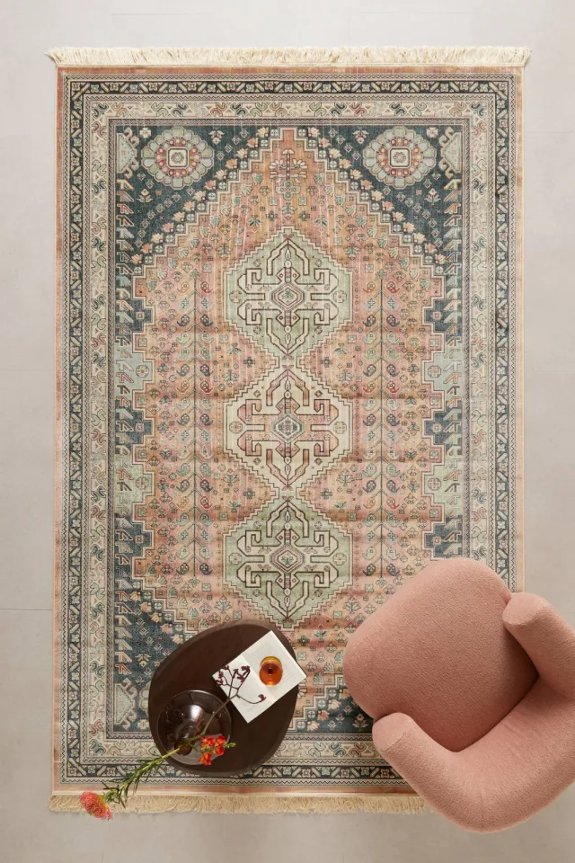 NOUS Living Granby vloerkleed bruin, foto 2